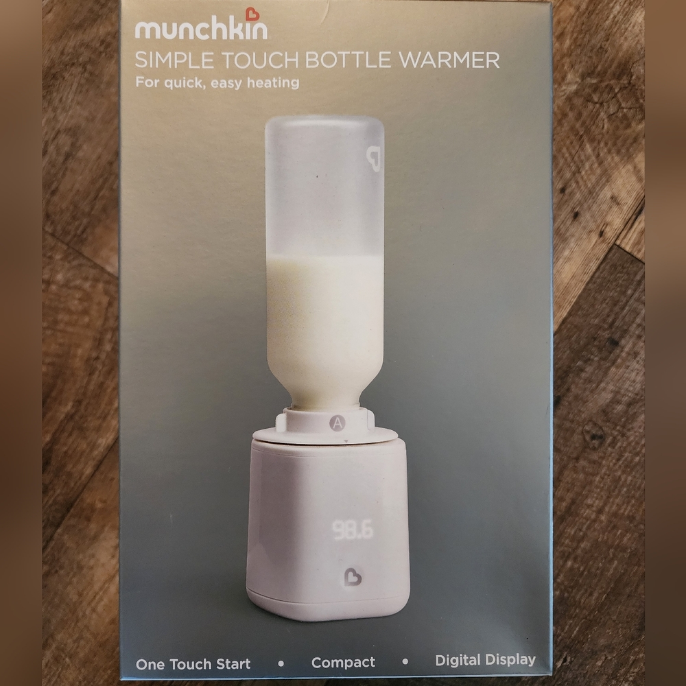 Munchkin Simple Touch Bottle Warmer - White